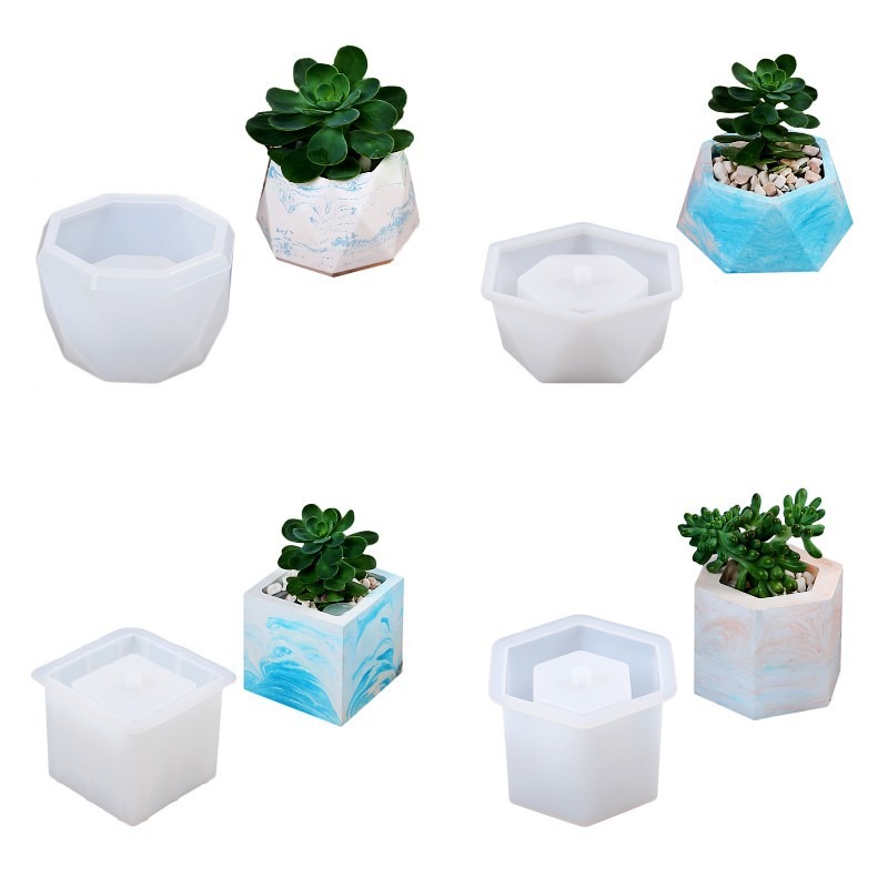 แม่พิมพ์ซิลิโคนสำหรับกระถางต้น - Echeveria Succulent บทวิจารณ์และราคา